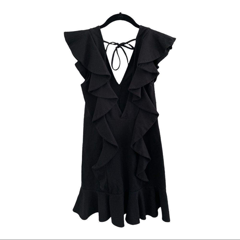 H&M Short Ruffle Flounced Dress 4 - Picture 6 of 9